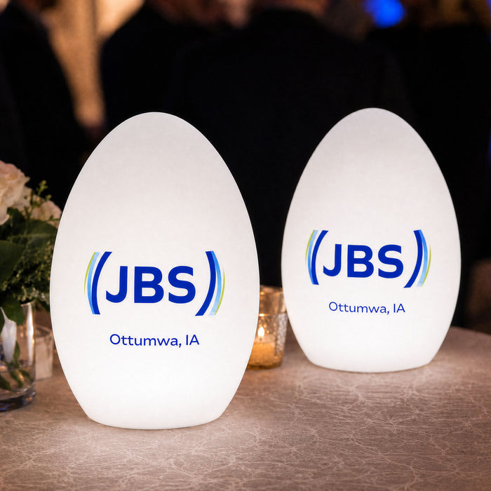 Anpassad LED Bordslampa, Flerfärgad Bakgrundsupplyst Skyltdisplay Ljuslåda