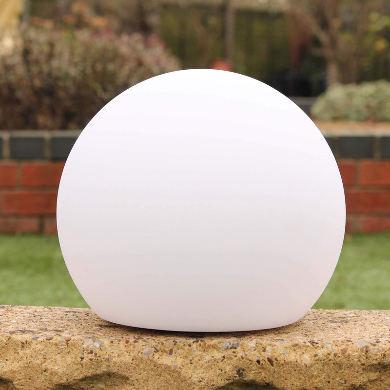 Rund sladdlös sänglampa flerfärgad LED ambient stämningsbelysning 20cm