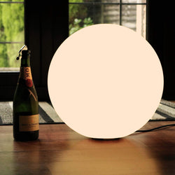 Golv klot LED vardagsrum, 40 cm kula, LED E27 varmvit