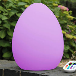Dekorativ sladdlös RGB bordslampa, trädgårdslampa utomhus, 27cm