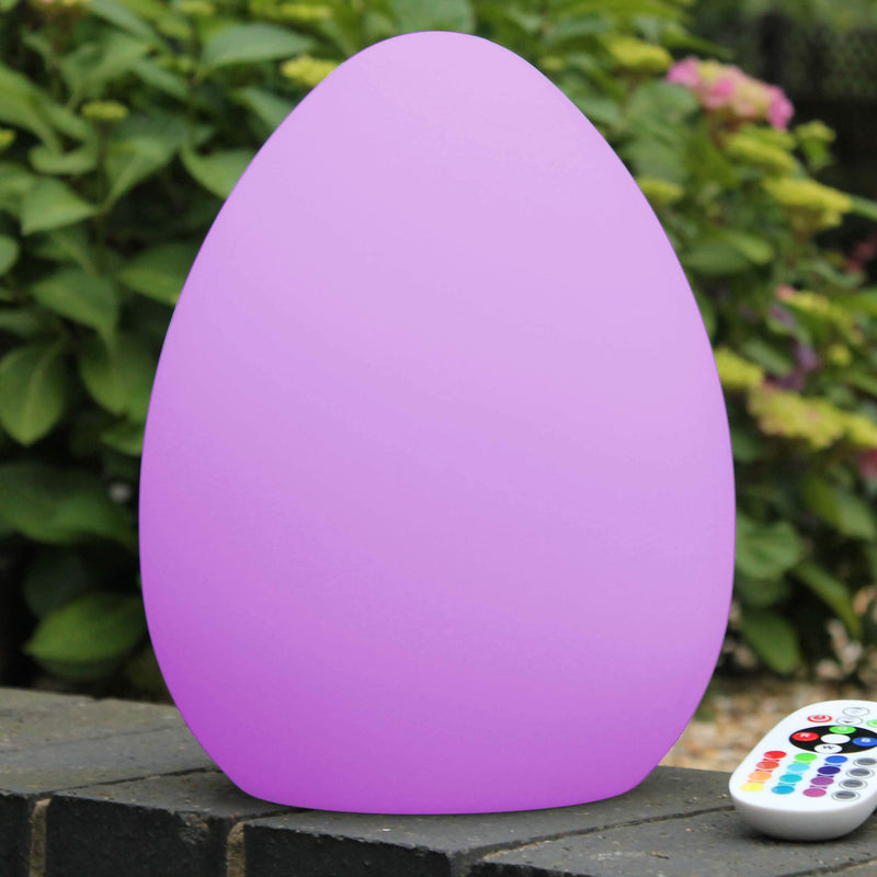 Dekorativ sladdlös RGB bordslampa, trädgårdslampa utomhus, 27cm