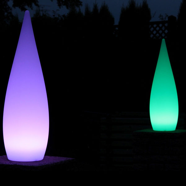 Designad sladdlös golvlampa, Utomhus flerfärgad LED trädgårdslampa