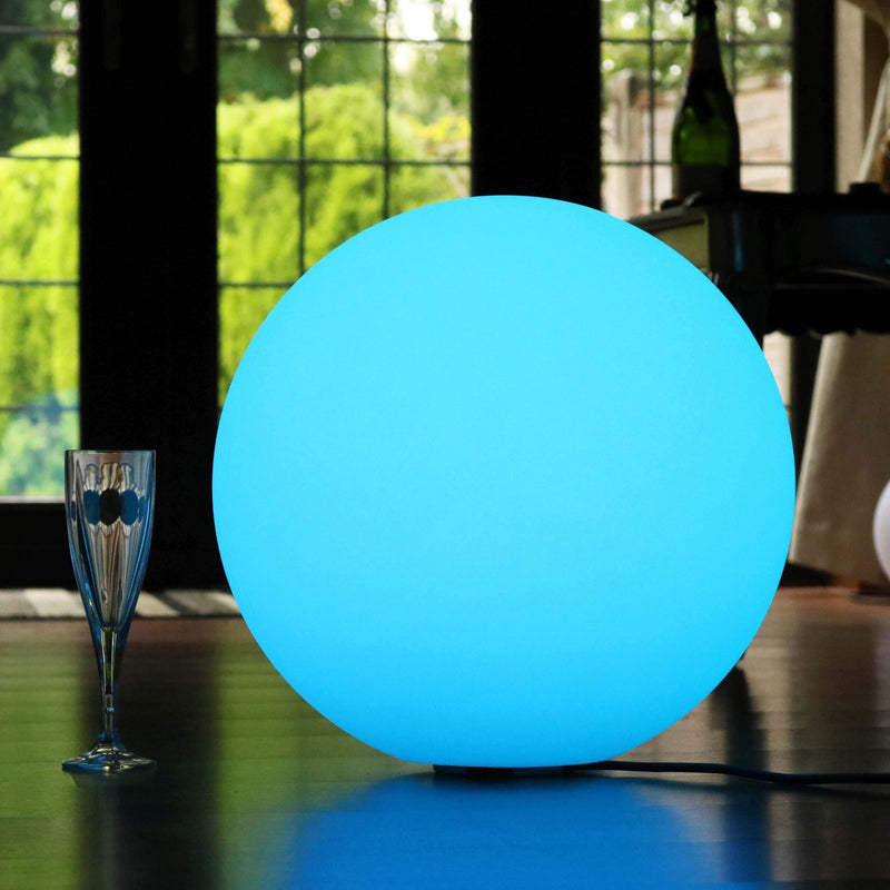 LED golvlampa boll, 40 cm, nätström, flerfärgad dimbar fristående ljus