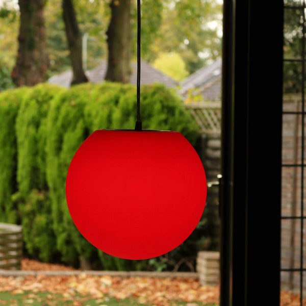 LED taklampa utomhus trädgård, uppladdningsbar, flerfärgad, 25cm