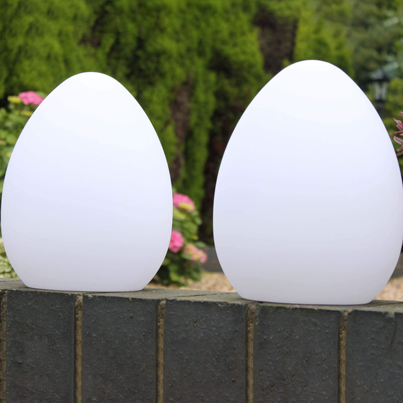 Dekorativ sladdlös RGB bordslampa, trädgårdslampa utomhus, 27cm