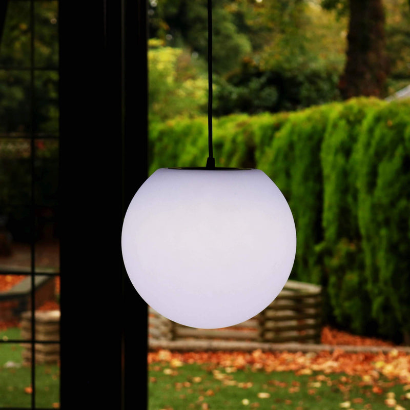 LED taklampa utomhus trädgård, uppladdningsbar, flerfärgad, 20cm