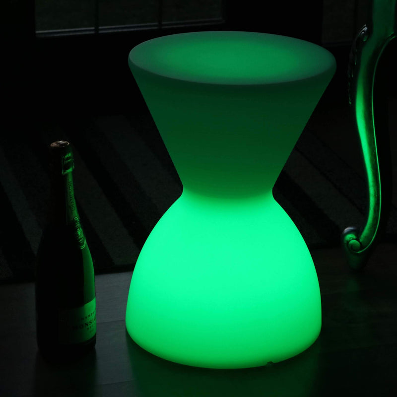 LED Trumstolslampa, Trådlöst Flerfärgat Säte, Sidobord Golvlampa