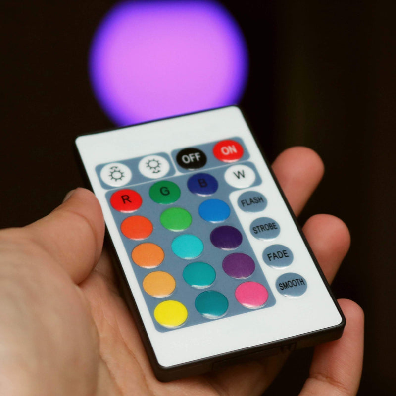 Taklampa LED med fjärrkontroll, modern RGB klotlampa, 25cm