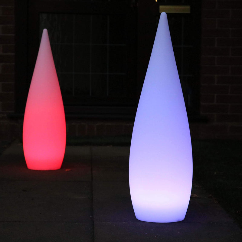 Designad sladdlös golvlampa, Utomhus flerfärgad LED trädgårdslampa