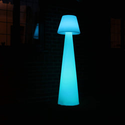 Stor Utomhus Golvlampa, Trådlös Flerfärgad Dekorativ Lampa, 165cm Lång
