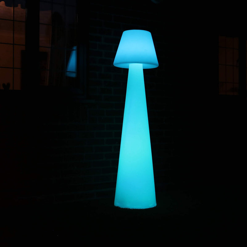 Stor Utomhus Golvlampa, Trådlös Flerfärgad Dekorativ Lampa, 165cm Lång