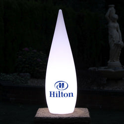 Personlig LED Dekorativ Golvstående Lampa, Utomhusbelysning med Eget Tryck, 80cm