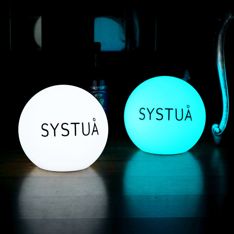 Personlig LED Golvlampa, Märkt med Logotyp eller Design, Bakgrundsbelyst Ljuslåda, 40cm